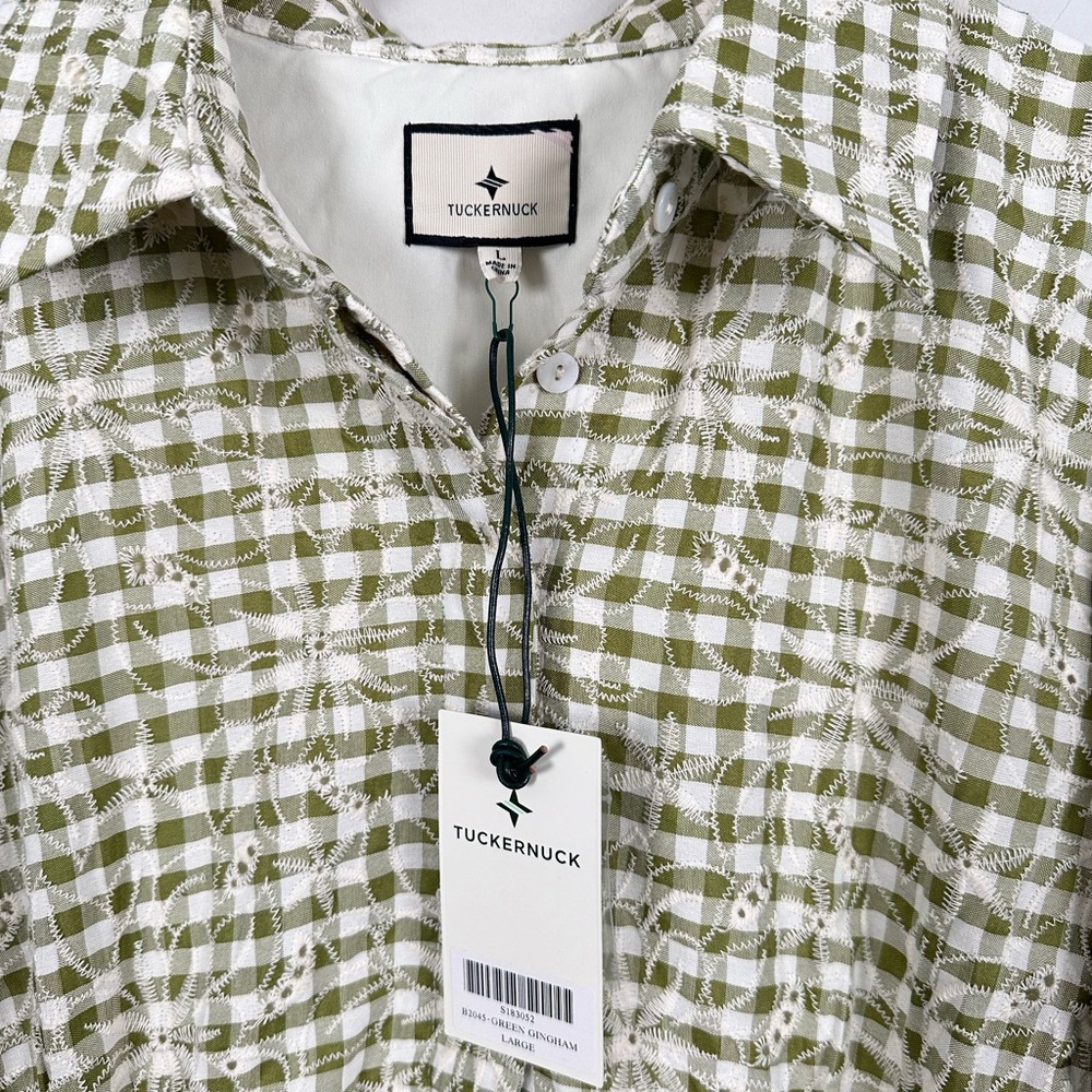 Tuckernuck Green and White Checkered Dress - Picture 9 of 11